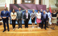 20 June 2024 The members of the European Integration Committee and the members of the Irish Parliament’s Committee on European Affairs